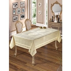 Скатерть Do and Co Buta 160x220 броде жаккард (9787 капучино)