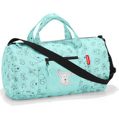 Сумка детская складная Reisenthel Dufflebag cats and dogs mint IH4062