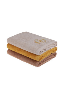 Bath Towel Set, 3 Pieces Beverly Hills Polo Club