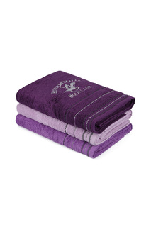 Bath Towel Set, 3 Pieces Beverly Hills Polo Club