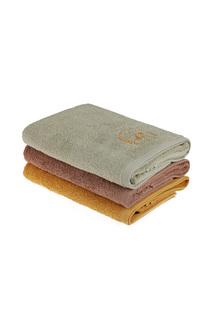 Bath Towel Set, 3 Pieces Beverly Hills Polo Club