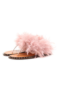 Кожаные сандалии Valentino Garavani Soul Feathers Valentino
