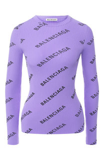 Пуловер с логотипом бренда Balenciaga