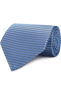 Шелковый галстук с узором Ermenegildo Zegna