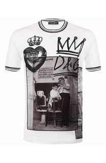 Хлопковая футболка Dolce & Gabbana