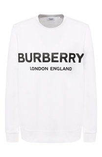 Хлопковый свитшот Burberry