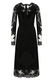 Платье с кружевной отделкой Dolce & Gabbana