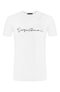 Футболка из вискозы Giorgio Armani