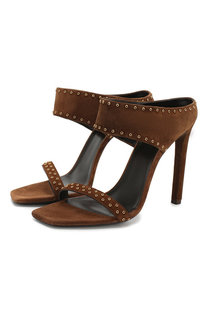 Замшевые босоножки Mica Saint Laurent