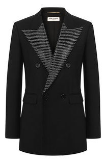 Шерстяной жакет Saint Laurent
