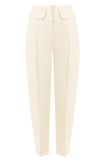 Брюки из смеси вискозы и льна Victoria, Victoria Beckham