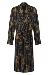 Шелковый халат Dolce & Gabbana