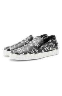Кожаные слипоны Versus Versace