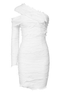 Платье из вискозы Balmain