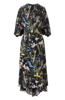 Шелковое платье Alexander McQueen