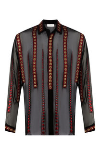 Рубашка из вискозы Saint Laurent
