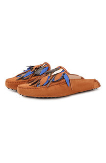 Замшевые сабо Gommino Tod’s Tods