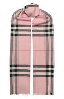 Шарф из смеси шерсти и шелка Burberry