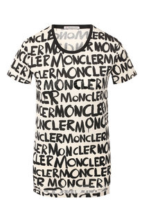 Хлопковая футболка Moncler