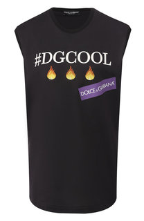 Хлопковая майка Dolce & Gabbana