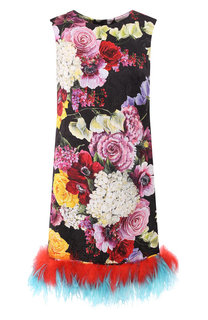 Платье из смеси хлопка и вискозы Dolce & Gabbana