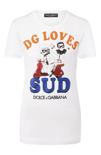 Хлопковая футболка Dolce & Gabbana