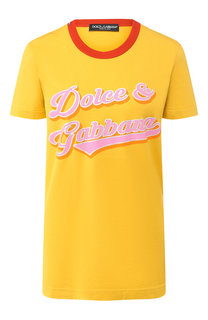 Хлопковая футболка Dolce & Gabbana