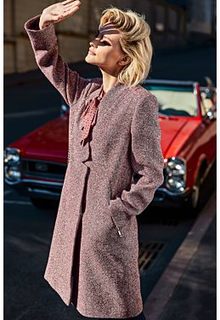 Полушерстяное пальто Снежная Королева