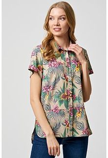 Рубашка с цветочным принтом LE Monique