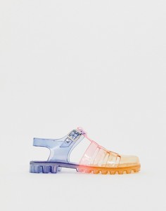 Резиновые сандалии с эффектом омбре ASOS DESIGN - Мульти