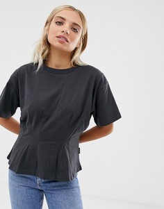 Приталенная футболка из органического хлопка Cheap Monday - Черный