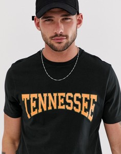 Черная свободная футболка с принтом Tennessee New Look - Черный