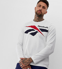 Белый лонгслив Reebok Classics Vector - Белый