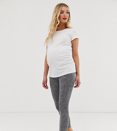 Меланжевые леггинсы ASOS DESIGN Maternity - Серый