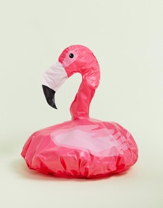 Шапочка для душа с дизайном фламинго NPW - Розовый