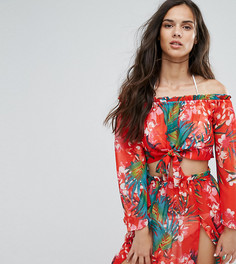 Пляжный топ с открытыми плечами Missguided - Мульти