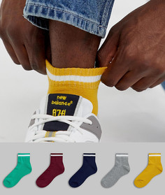 Набор из 5 пар спортивных носков ASOS DESIGN - Мульти