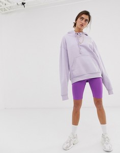 Неоново-фиолетовые шорты-леггинсы Weekday - Фиолетовый
