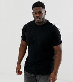 Трикотажная футболка с полосками Brave Soul - Черный