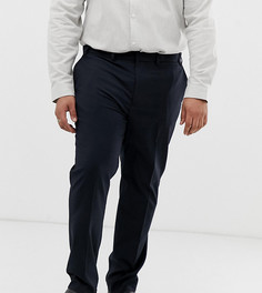 Темно-синие узкие брюки Burton Menswear Big & Tall - Темно-синий