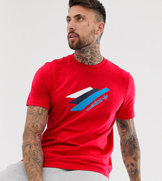Красная футболка Adidas Originals - Palemston - Красный