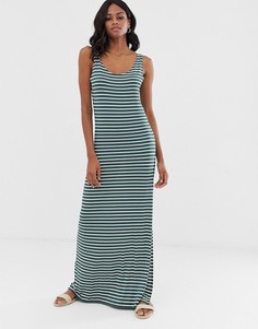 Платье макси в полоску без рукавов Vila - Мульти