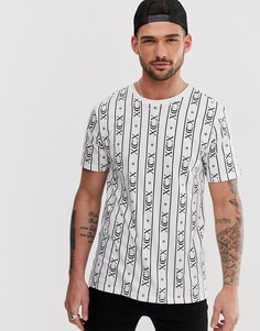 Белая футболка с принтом цифр River Island - Белый