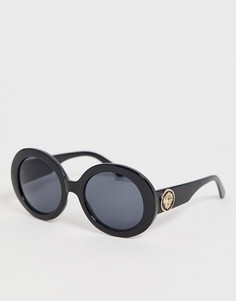 Большие круглые солнцезащитные очки ALDO - Черный