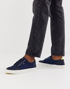 Темно-синие кроссовки с названием бренда на пятке и логотипом Tommy Hilfiger - Темно-синий