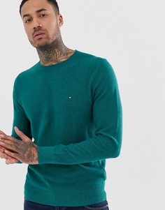 Джемпер с круглым вырезом Tommy Hilfiger - Зеленый