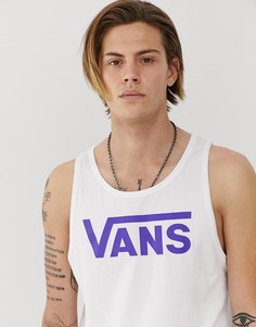 Белая майка с логотипом Vans Classic - Белый