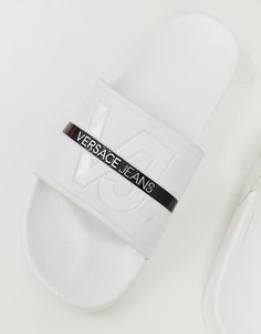 Белые шлепанцы Versace Jeans - Белый