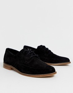 Туфли на плоской подошве со шнуровкой ASOS DESIGN Marshall - Черный