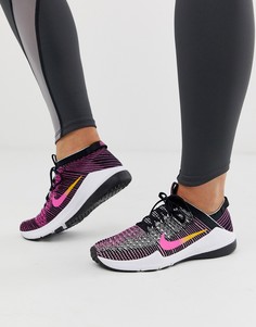 Черно-оранжевые кроссовки Nike Training Air Zoom Fearless - Черный
